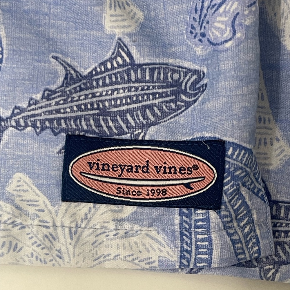 Vineyard Vines Light Blue Swim Shorts - Picture 4 of 4